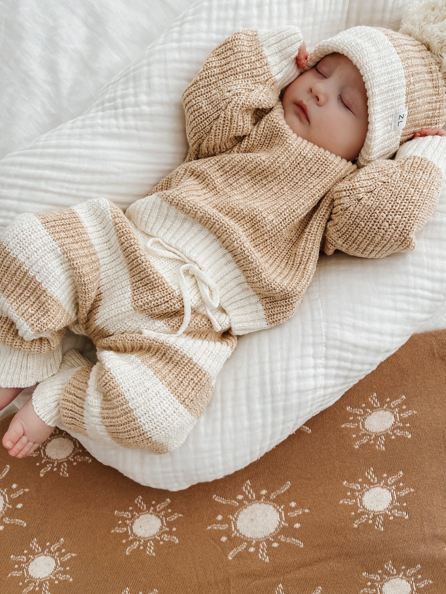Knit Pants | "Two Tone Wheat"