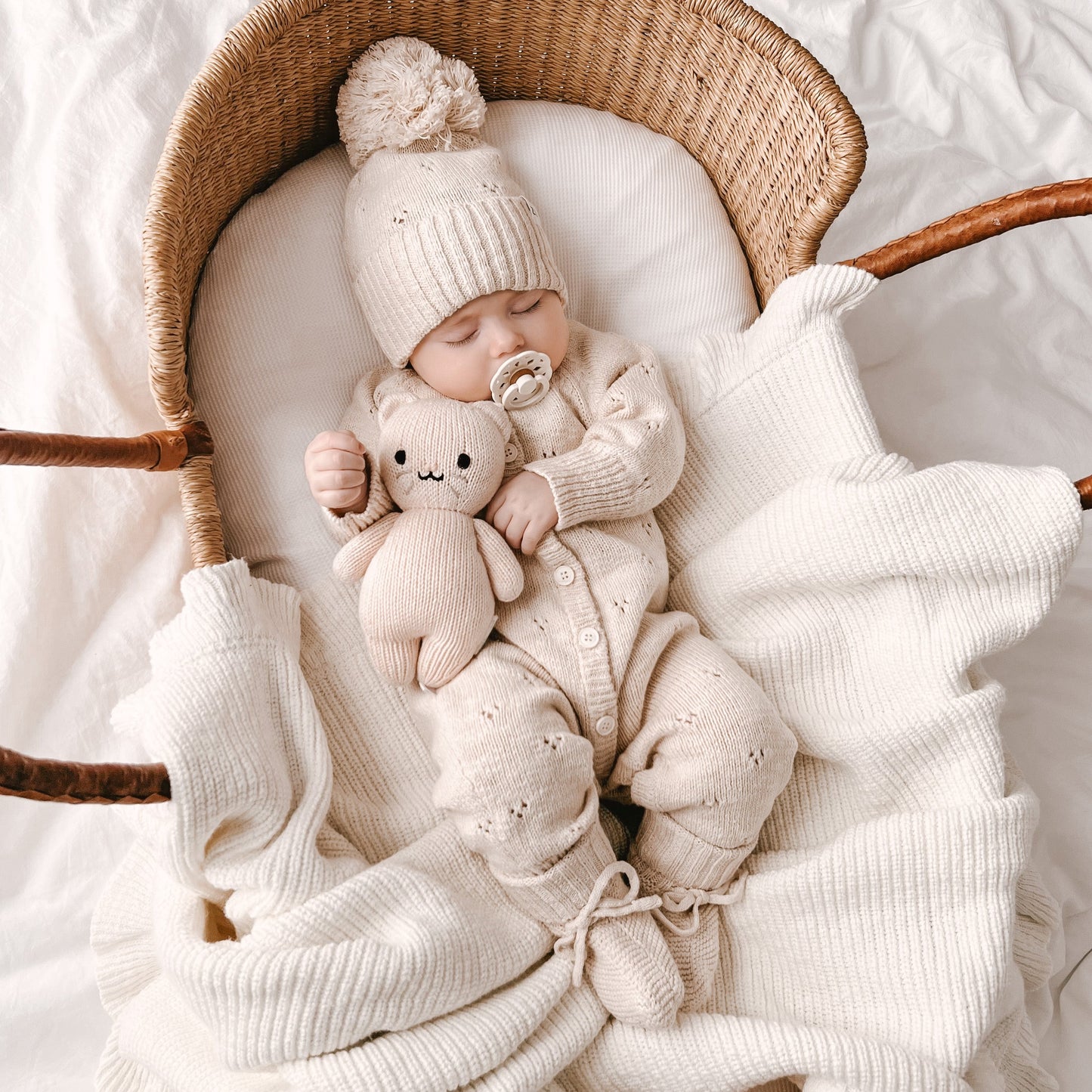Classic Knit Romper | Petal