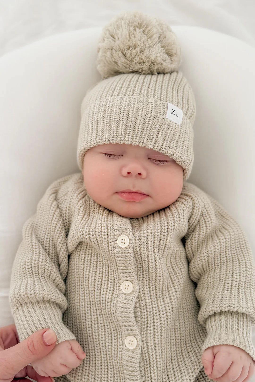 Knit Beanie | Moss