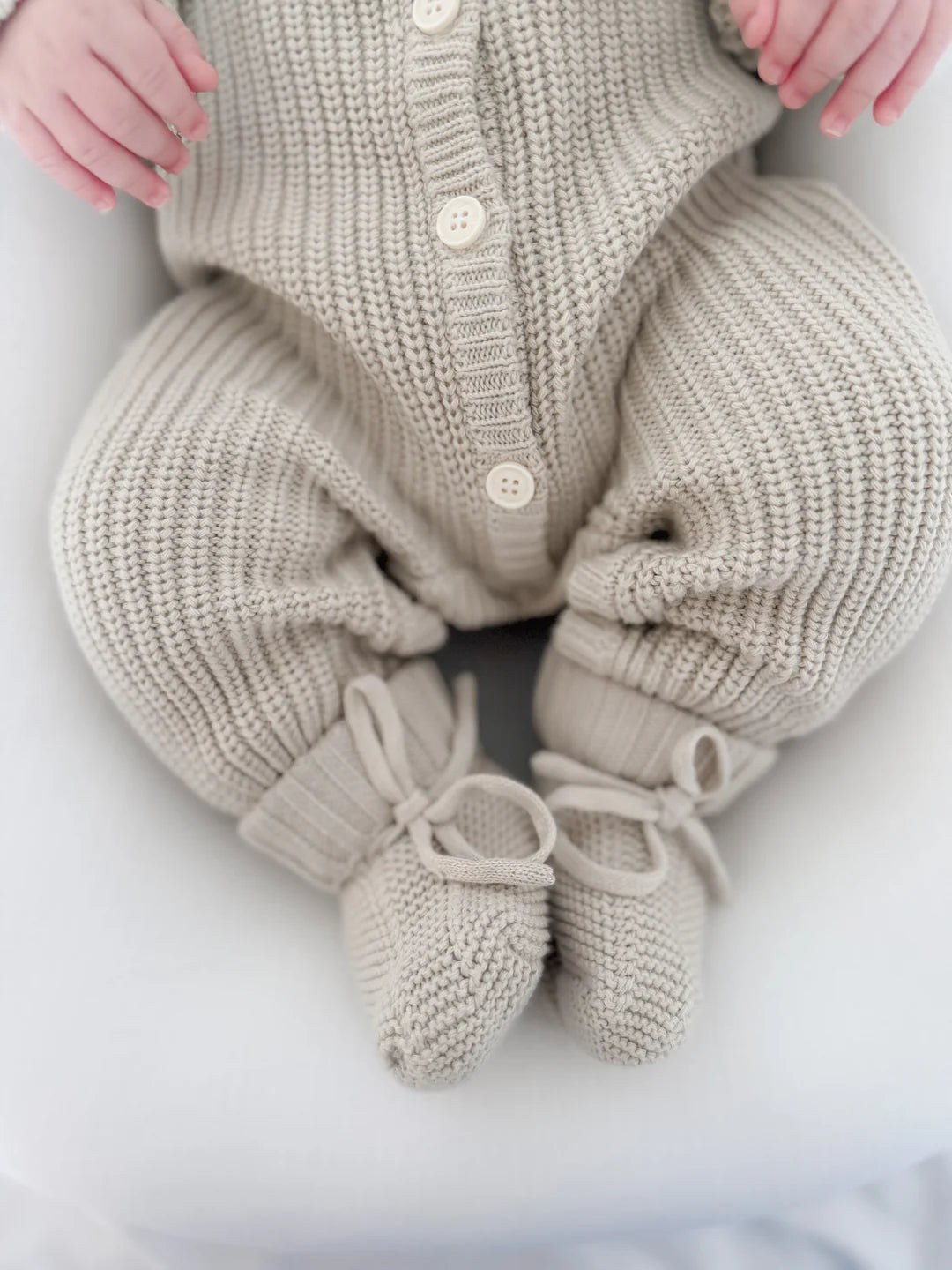 Classic Knit Romper | Moss