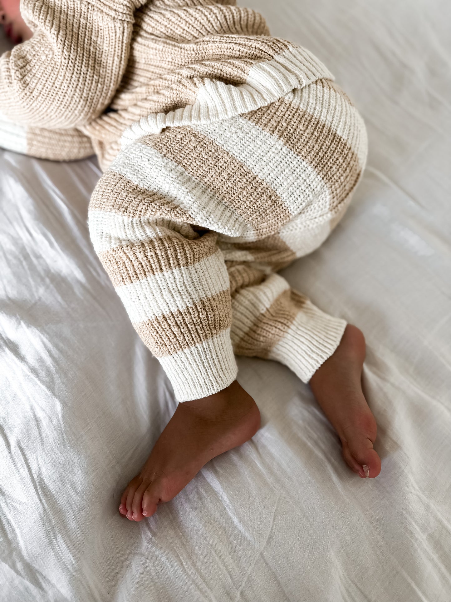 Knit Pants | "Two Tone Wheat"