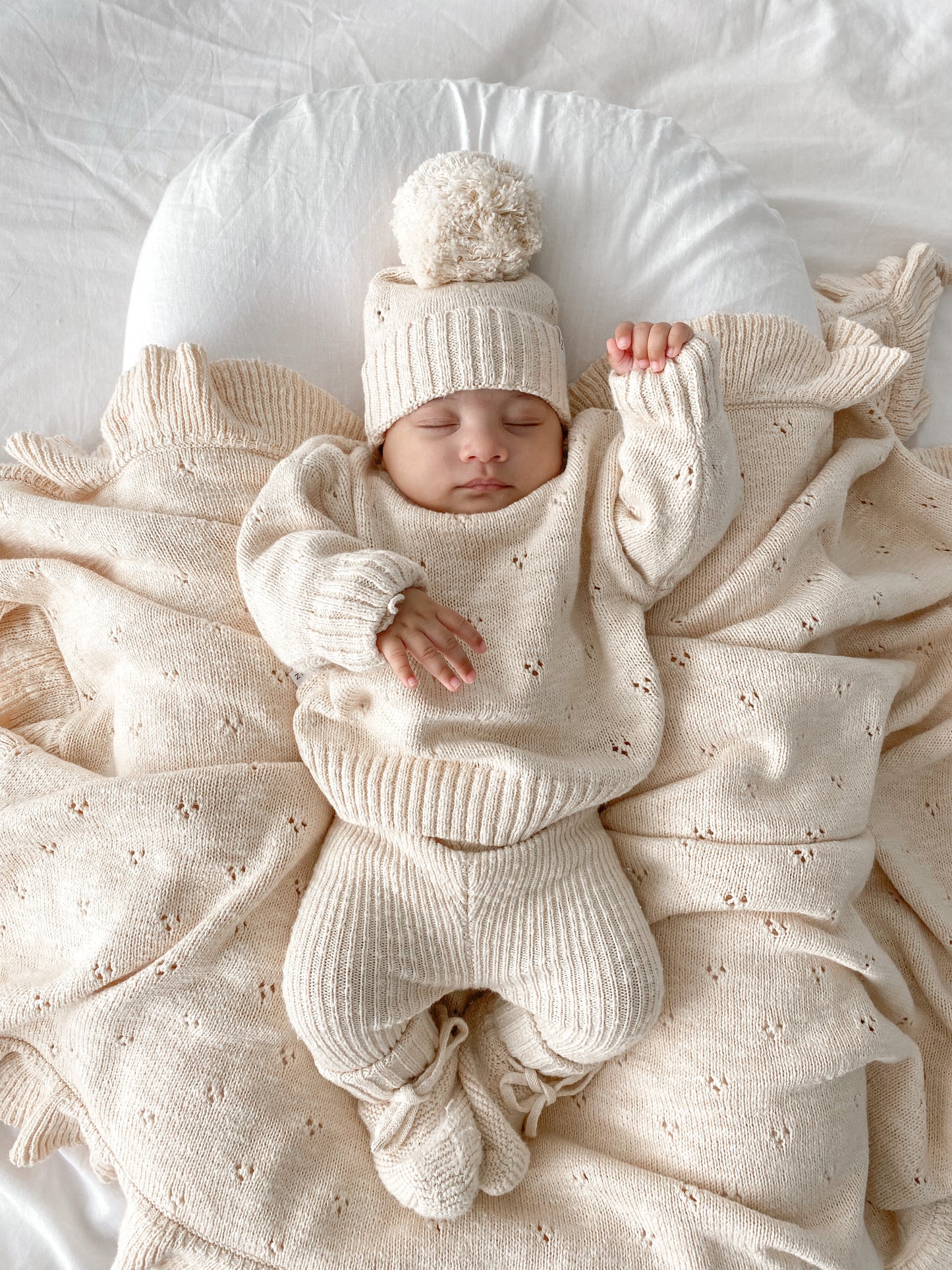 Knit sweater | 'Textured Honey'