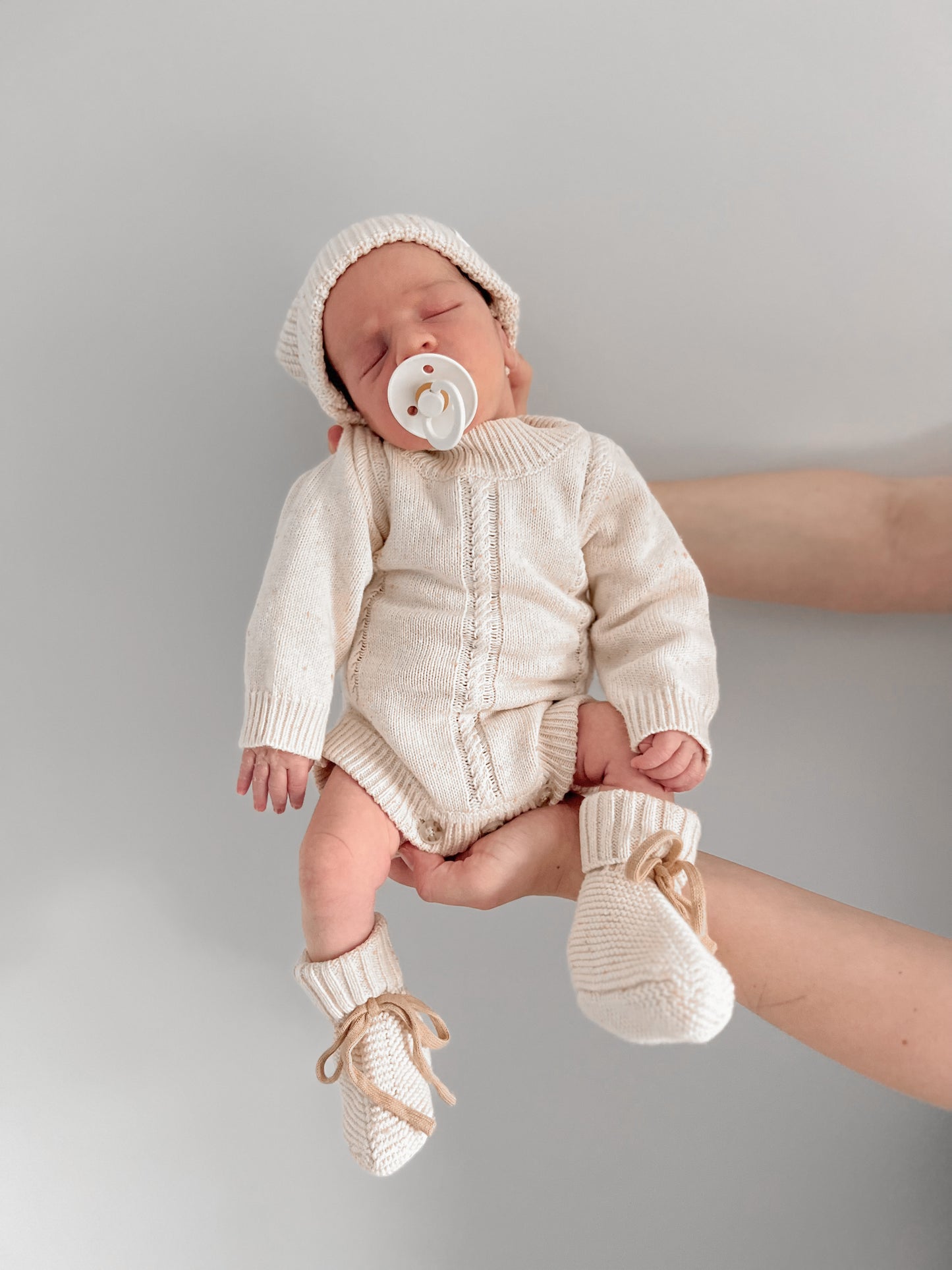 Heirloom Romper | Biscotti Fleck