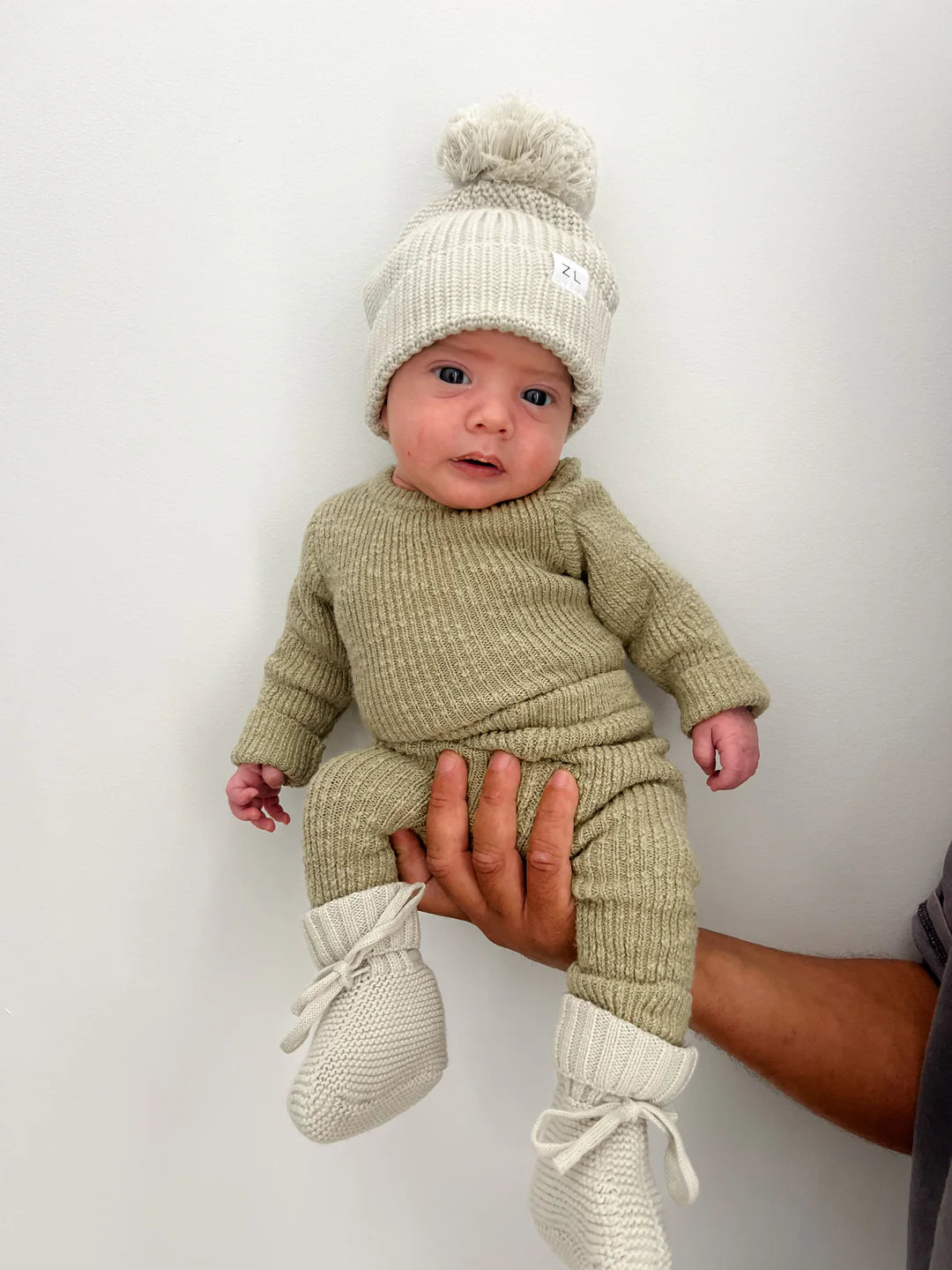 Knit Beanie | Moss