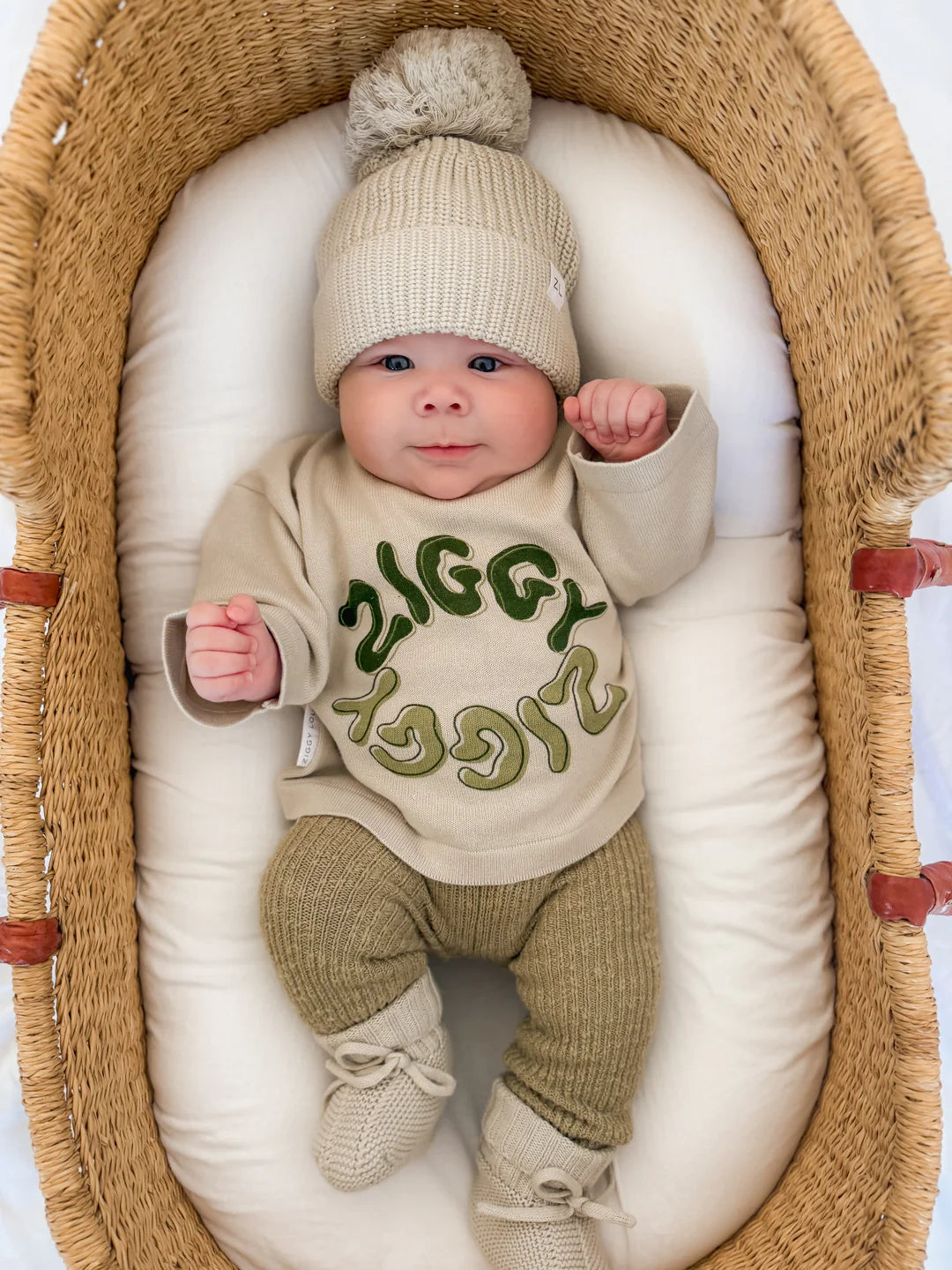 Knit Beanie | Moss