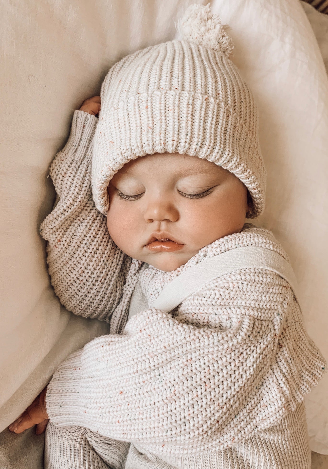 Kids Knit Pullover | 'Oatmeal Fleck'