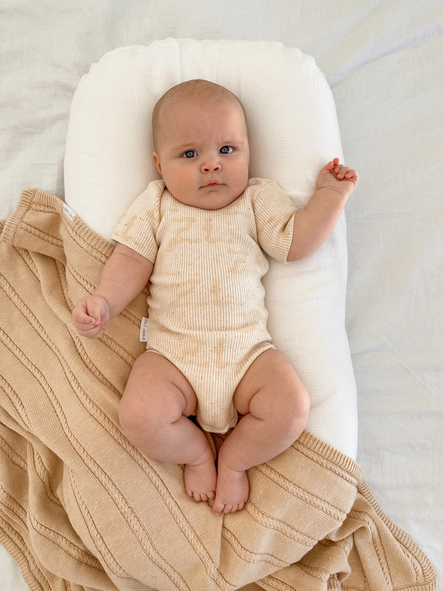 Knit Blanket | Sand Fleck