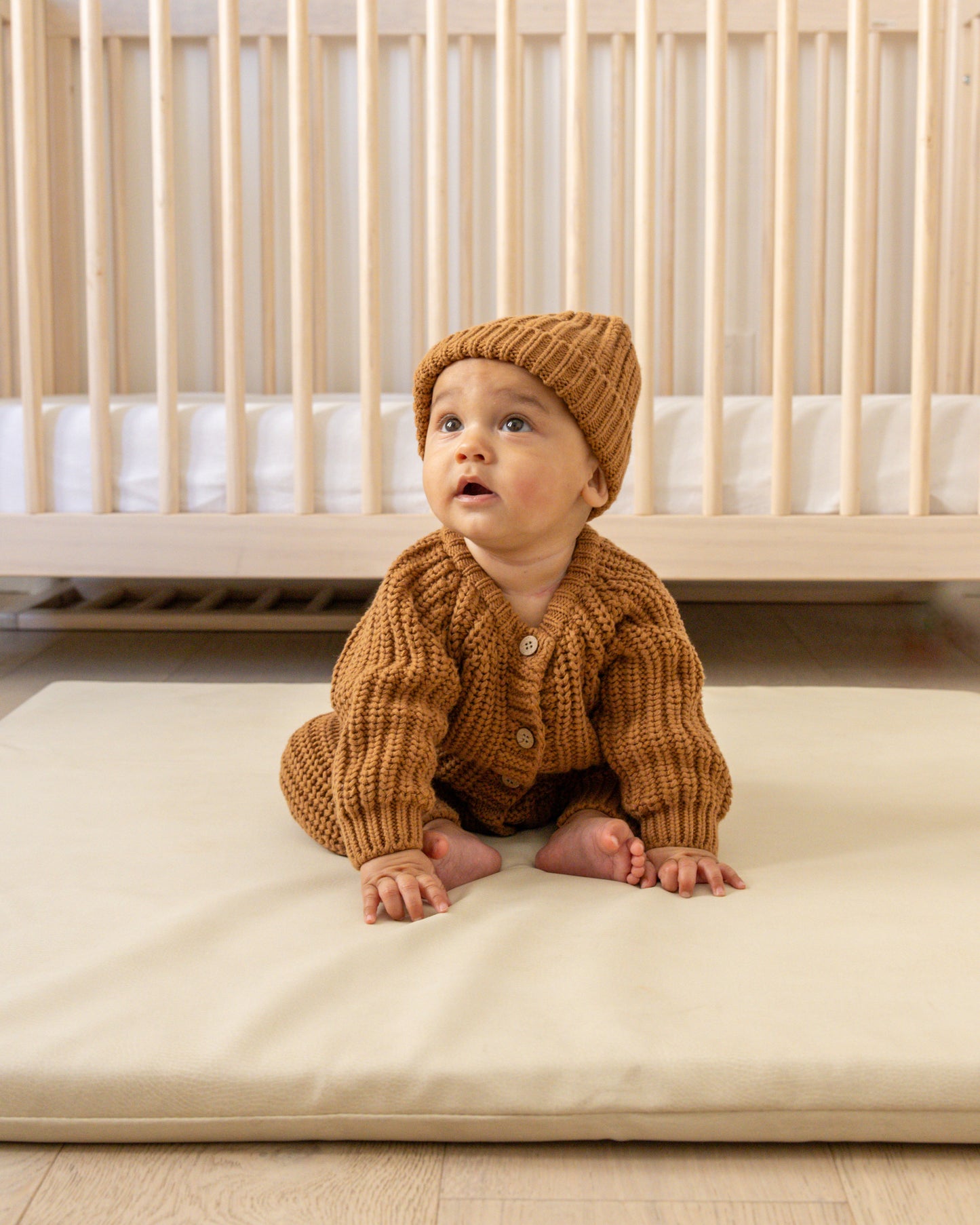 Chunky Knit Jumpsuit | Cinnamon