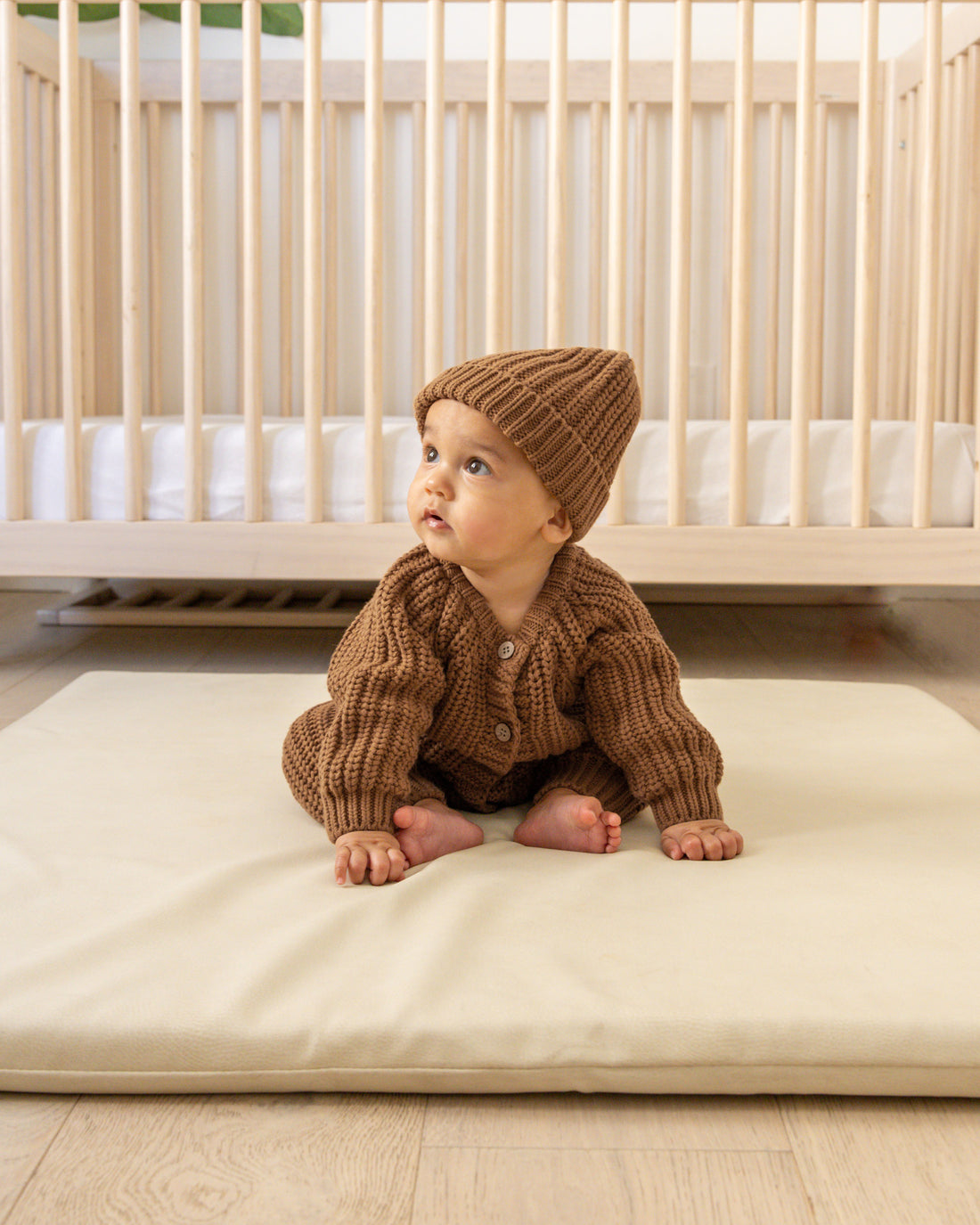 Chunky Knit Beanie | Cinnamon