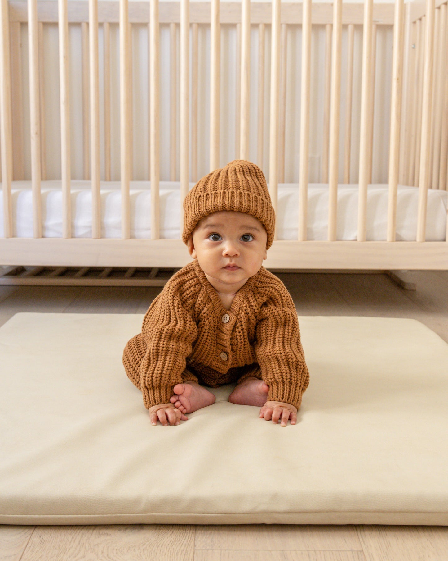 Chunky Knit Beanie | Cinnamon
