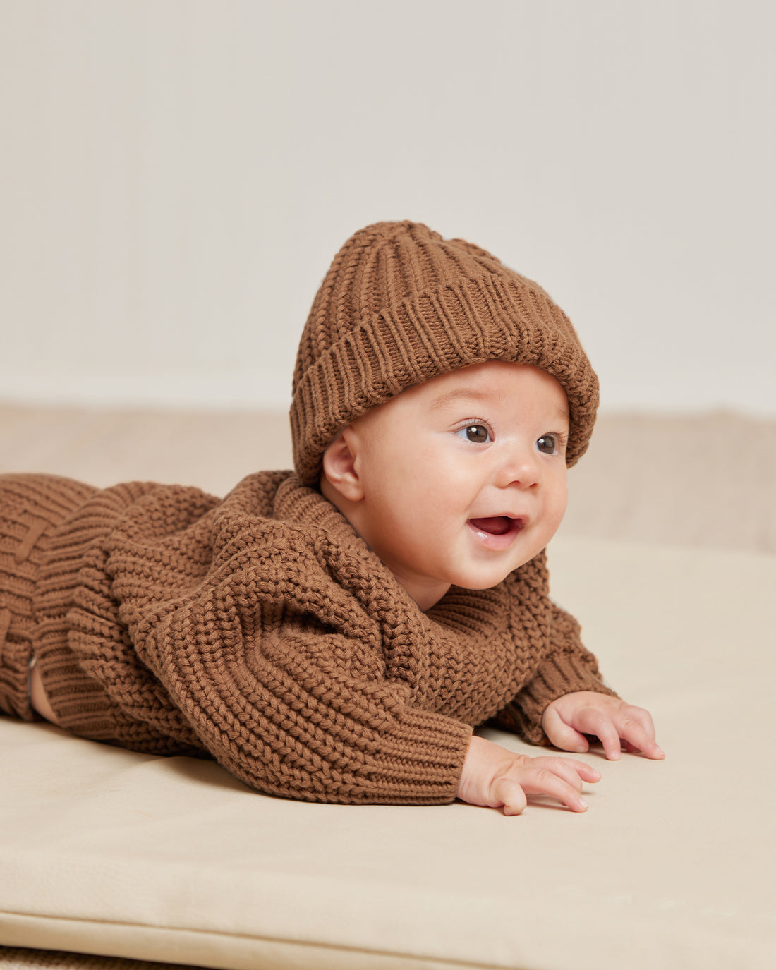 Chunky Knit Beanie | Cinnamon