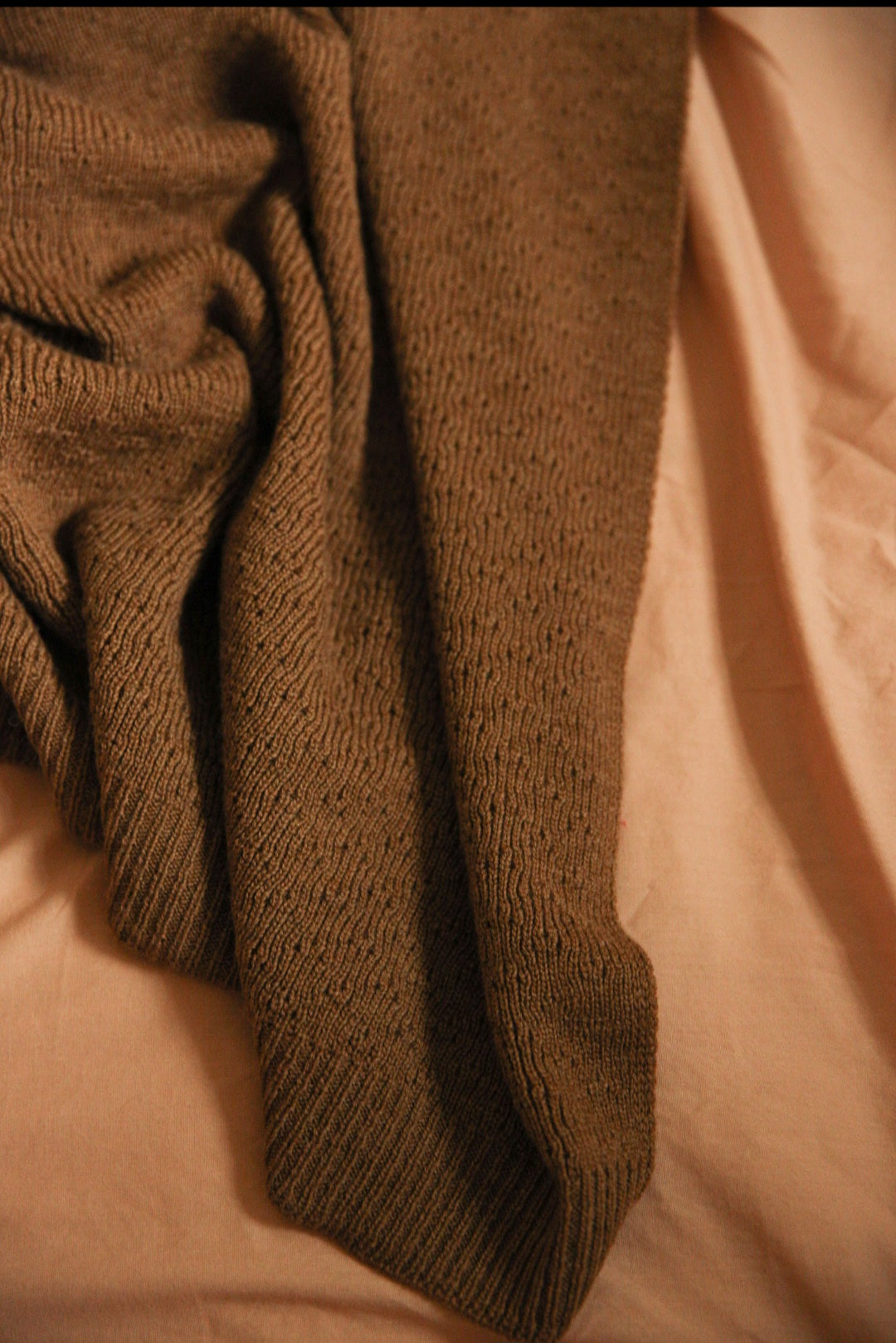 Merinowool Blanket 'Dora' | Mocha