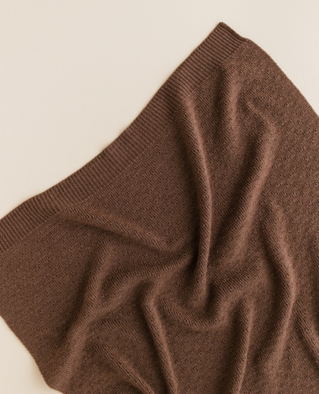 Merinowool Blanket 'Dora' | Mocha