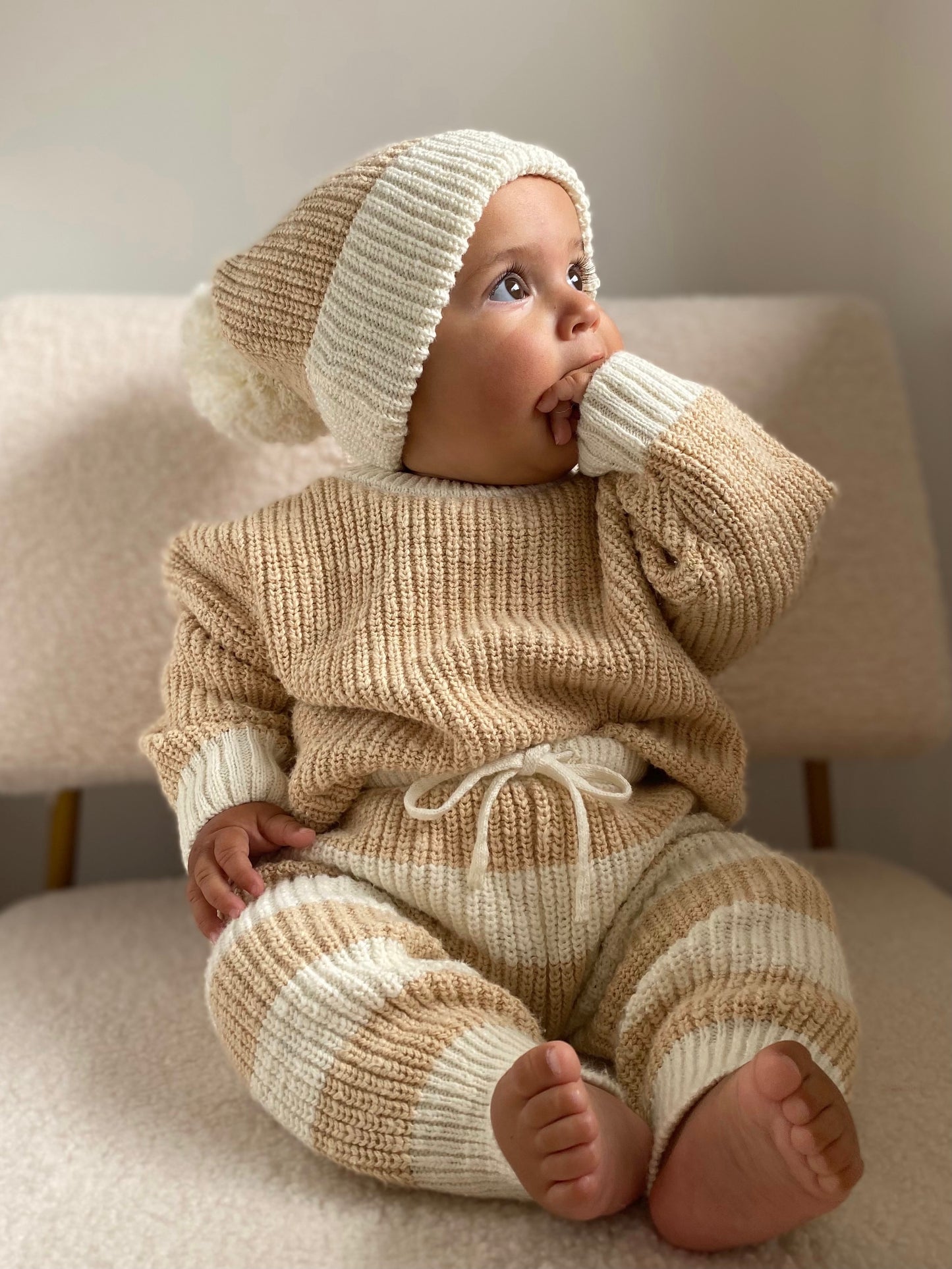 Knit Pants | "Two Tone Wheat"