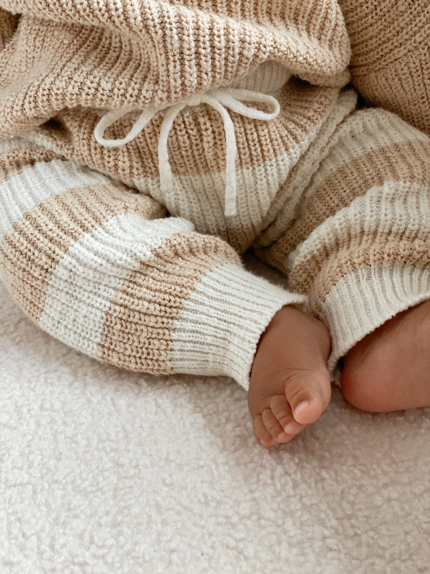 Knit Pants | "Two Tone Wheat"