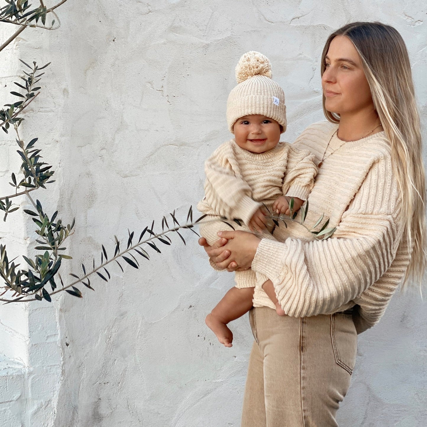 Knit sweater | 'Textured Honey'