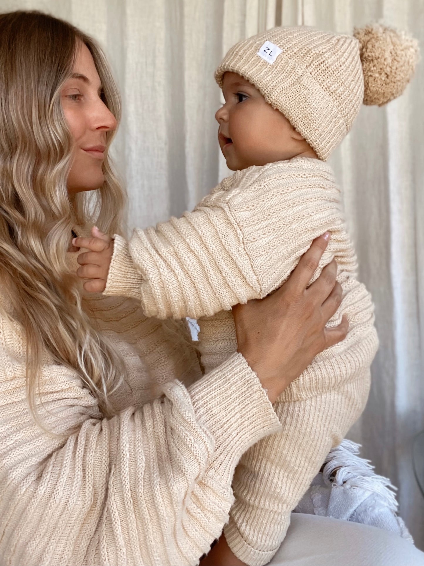 Knit sweater | 'Textured Honey'