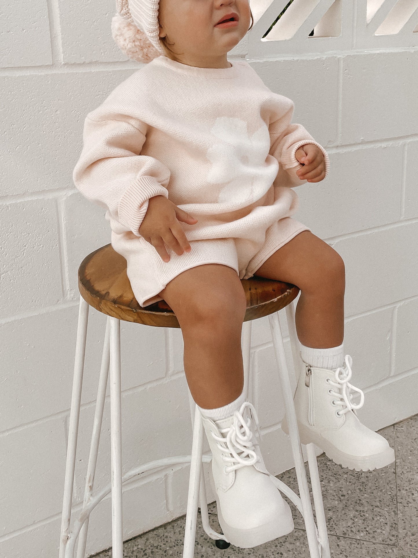 Long Sleeve Playsuit | 'Primrose'