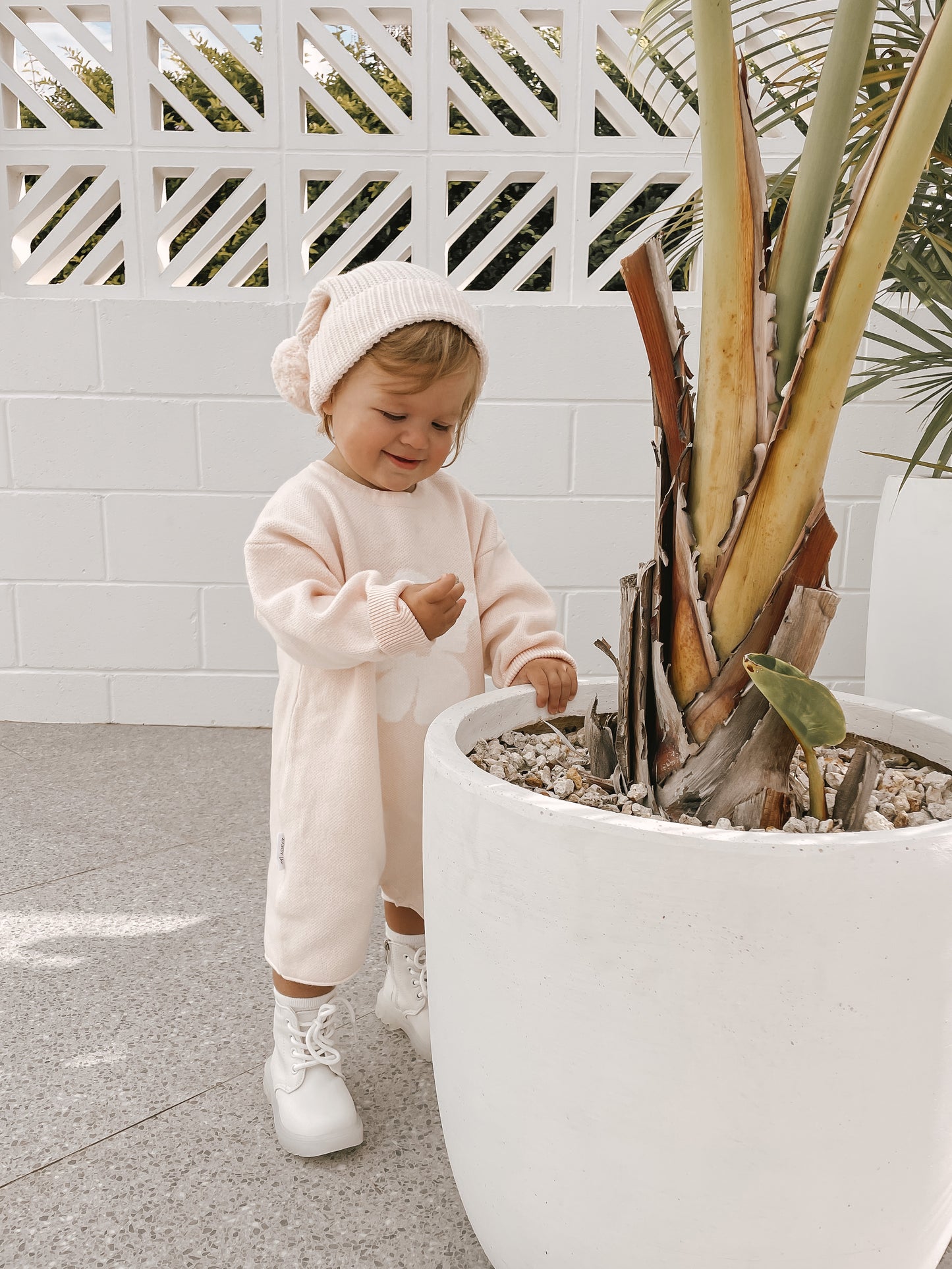 Long Sleeve Playsuit | 'Primrose'
