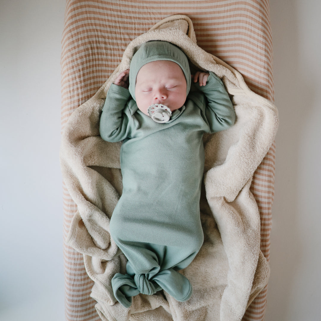Organic Hooded Towel | Fog