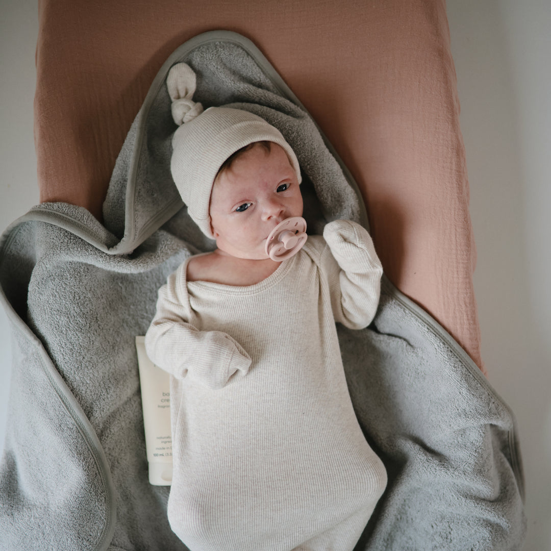 Organic Hooded Towel | Gray