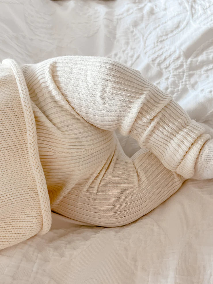 Knit Leggings | 'Cream'
