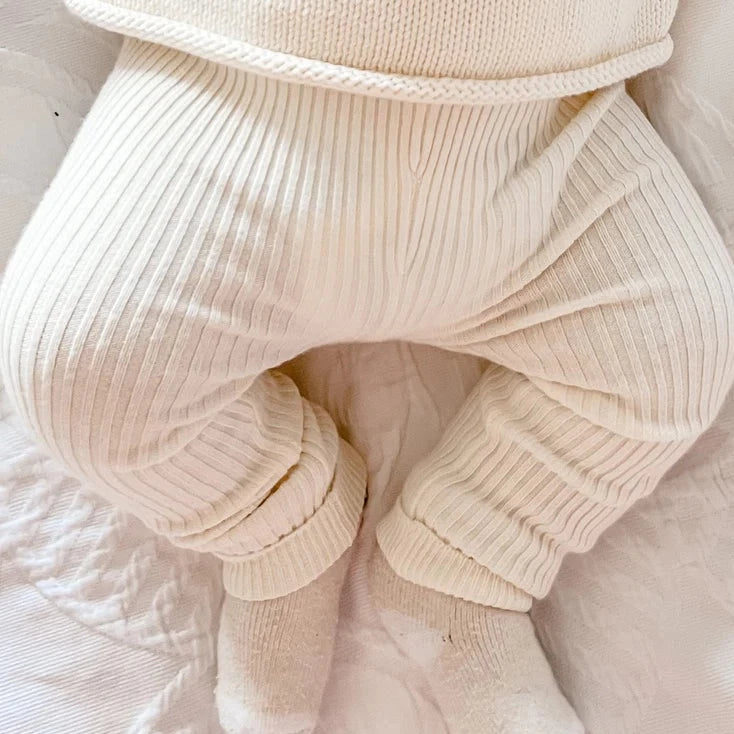 Knit Leggings | 'Cream'