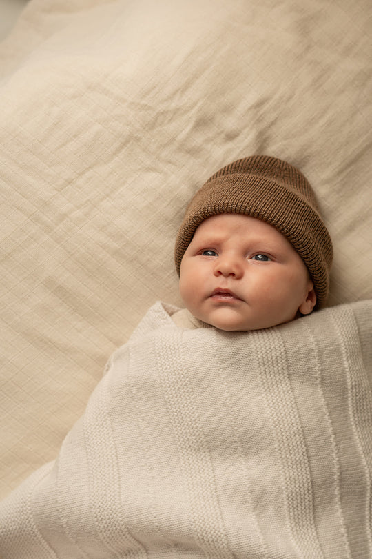 Merinowool Beanie "Fonzie Mocha"