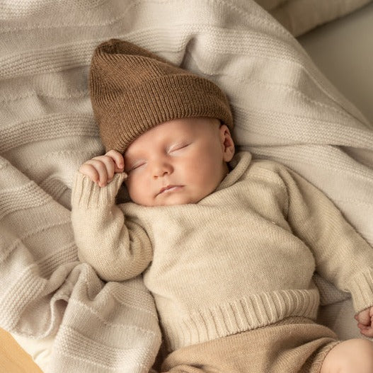 Merinowool Beanie "Fonzie Mocha"