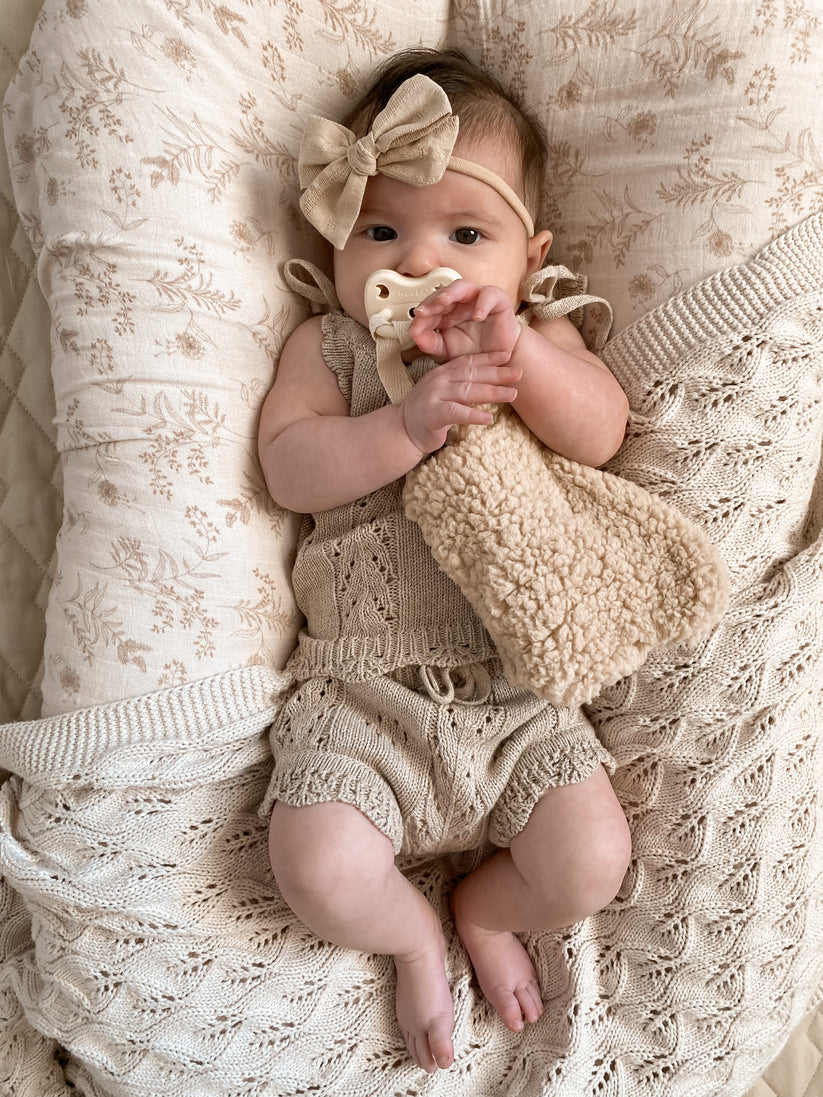 Pointelle Knit Set | Oak
