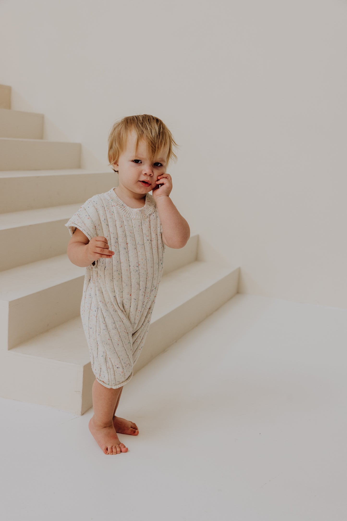 Organic Knit Playsuit | Sprinkle