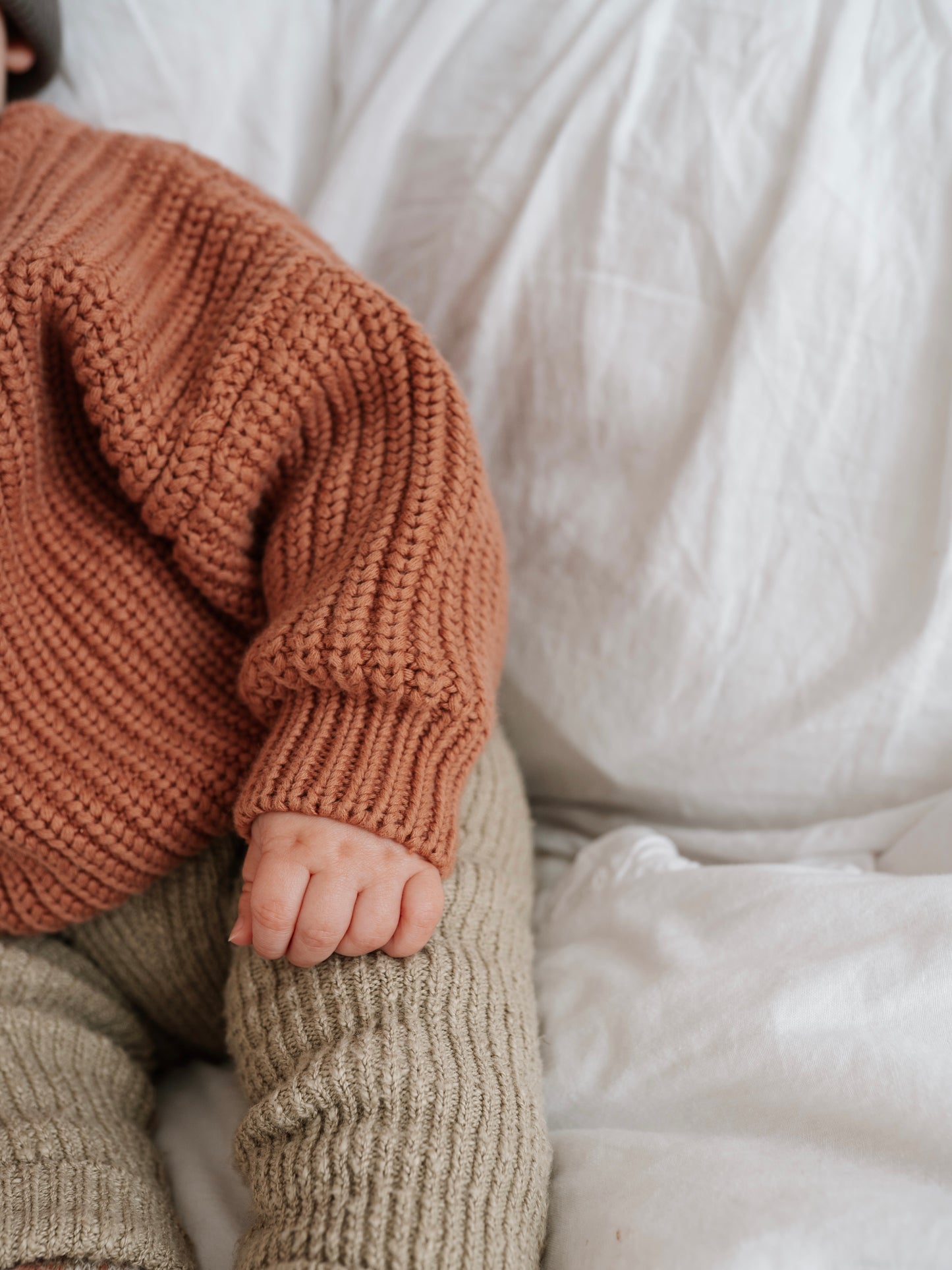 Chunky Knit Sweater | Terracotta