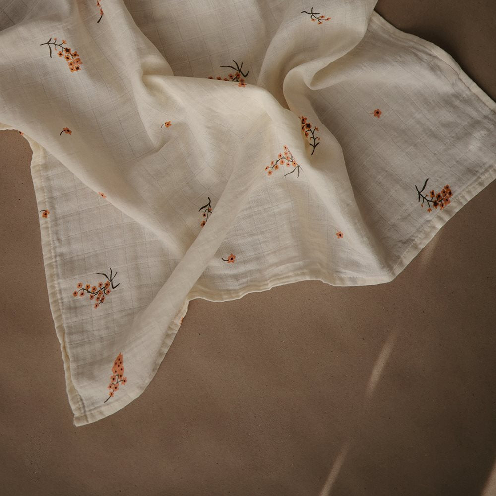Mulltücher Muslin Cloth (3er Set) 'flowers'