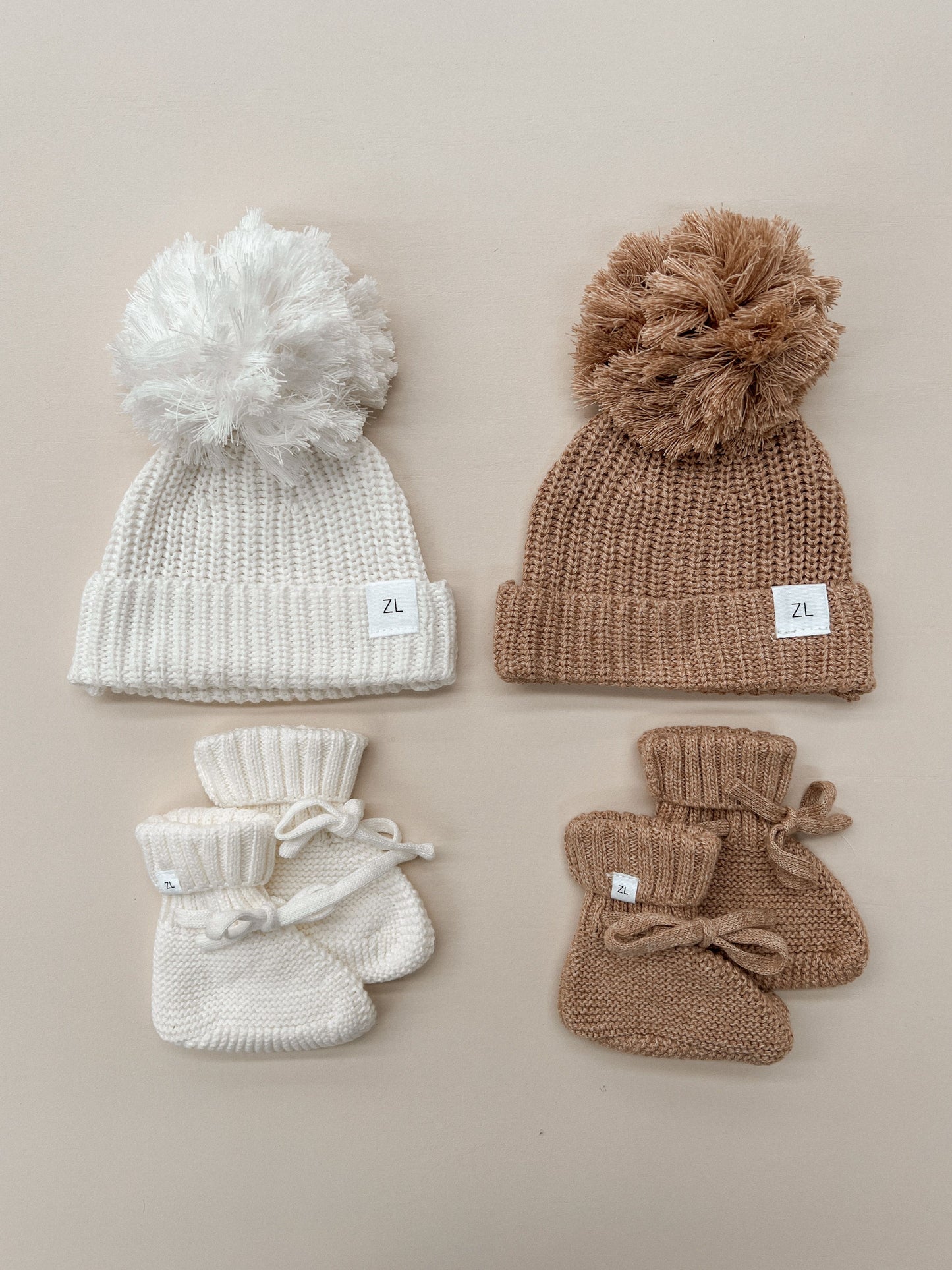 KNIT BOOTS | Knitted shoes "FAWN"