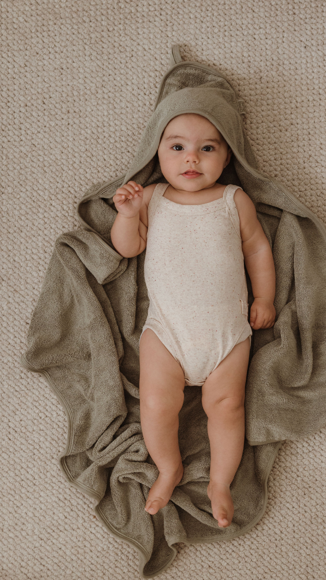 ORGANIC Tank Top Suit "Beige Speckled"