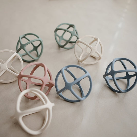 Teether Ball Beißring Dove Gray