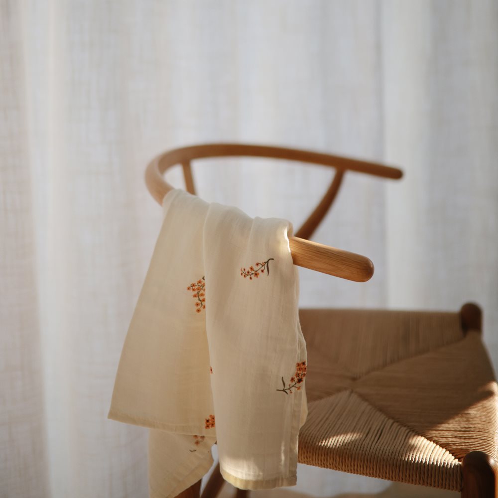 Mulltücher Muslin Cloth (3er Set) 'flowers'