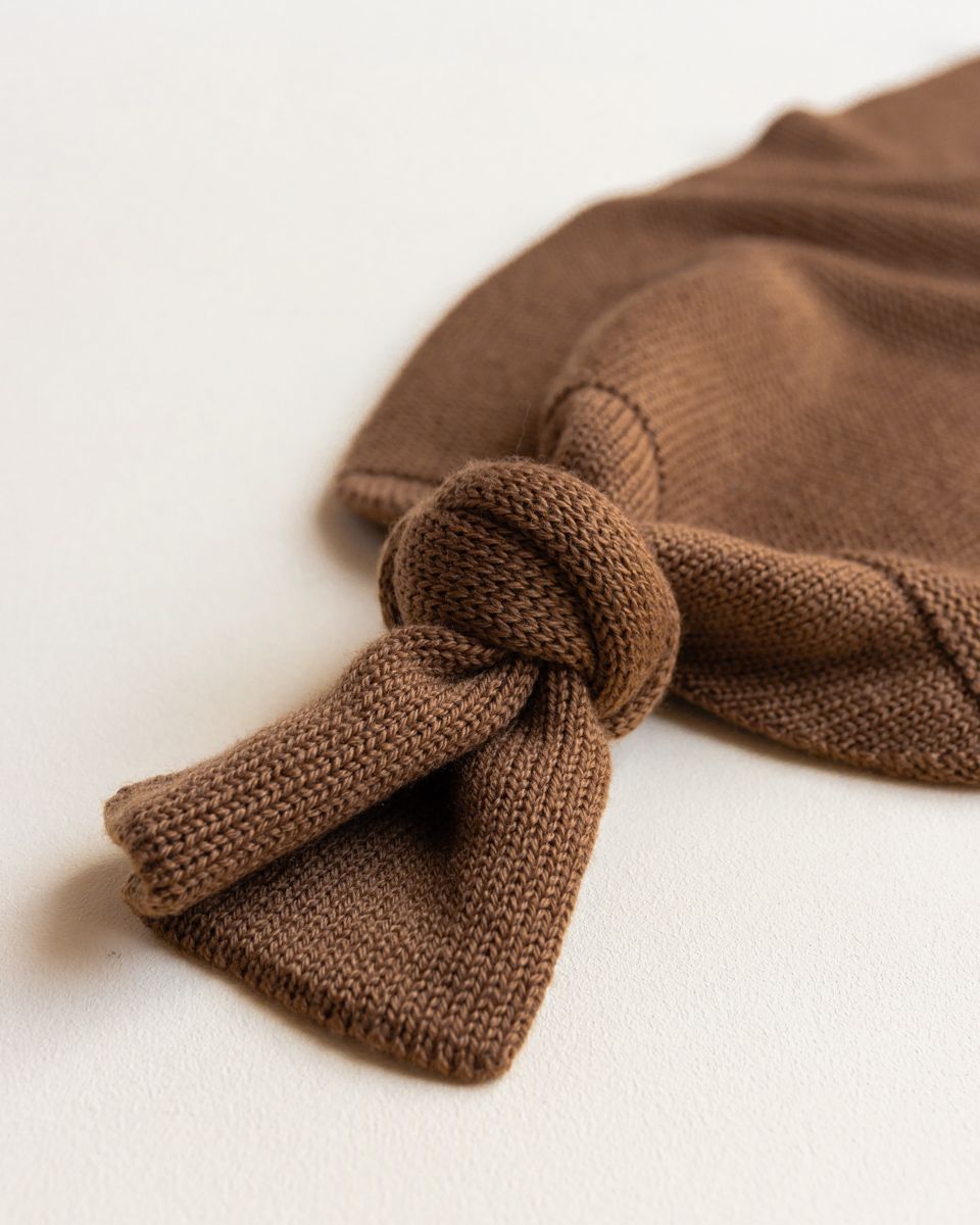 Swaddle 'Cocoon Chocolate' Merino wool
