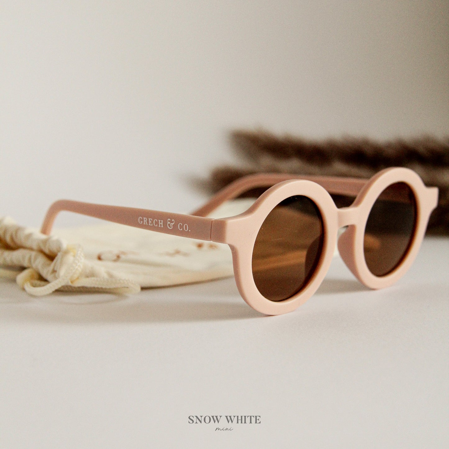 Round Sustainable Sunglass "Shell"
