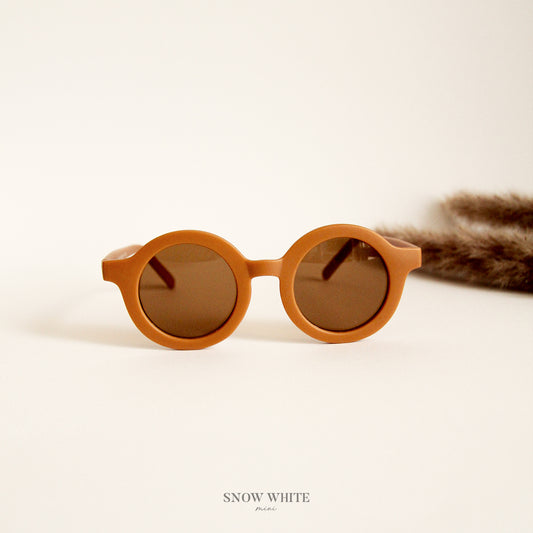 Round Sustainable Sunglass "Spice"