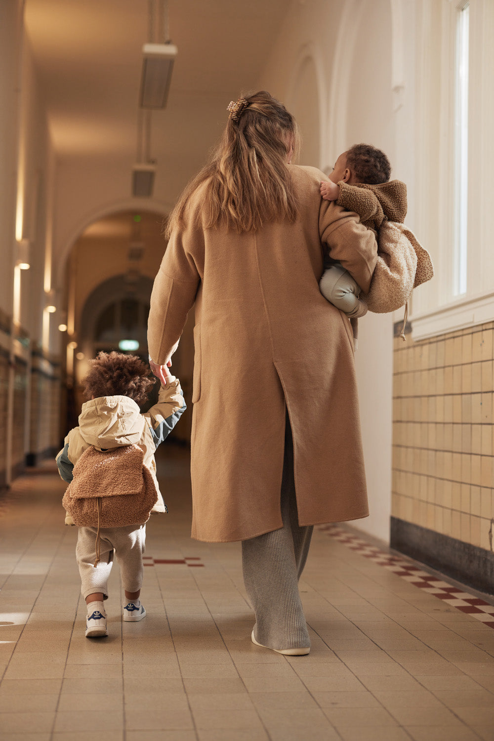 Rucksack Boucle | Biscuit