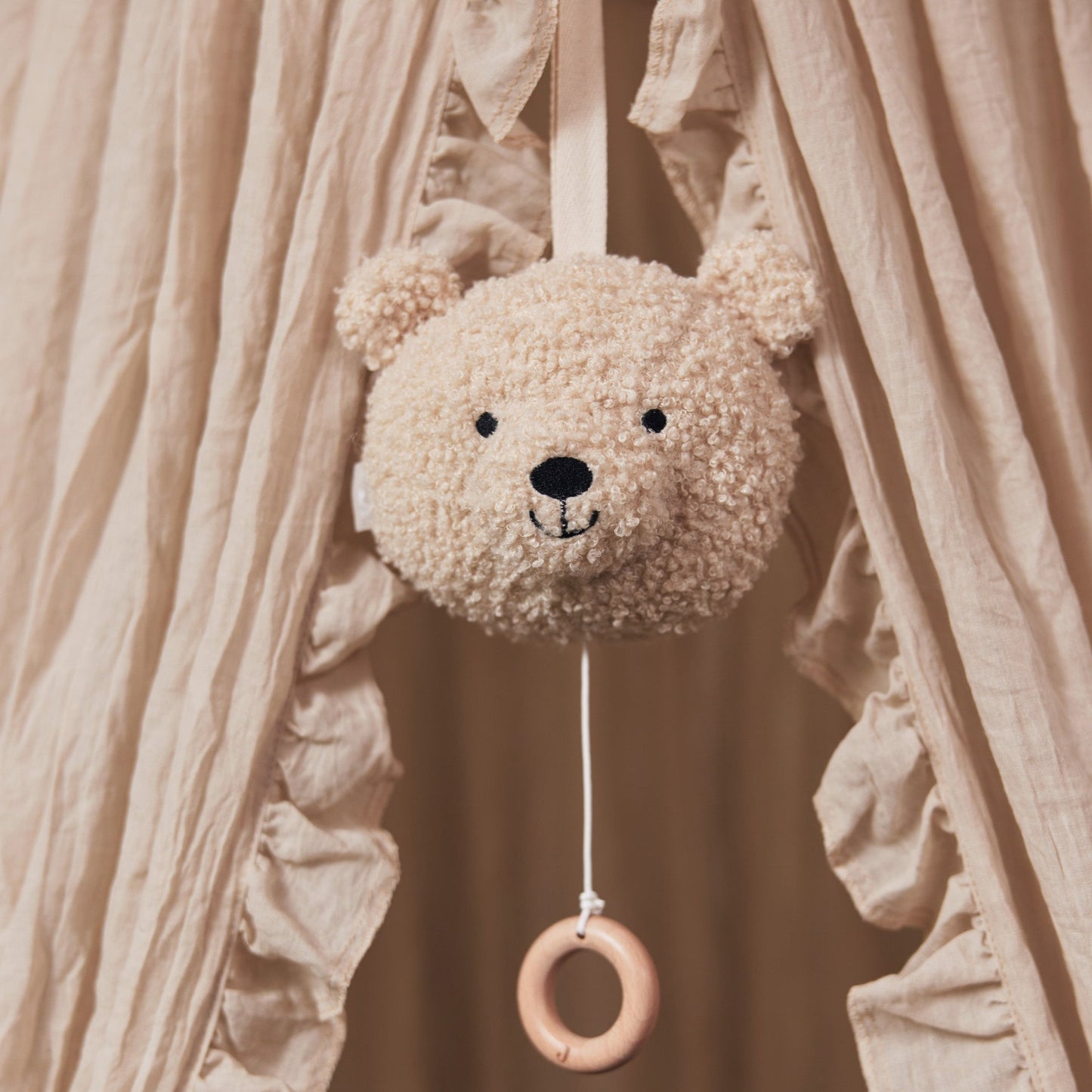 Music Box Teddy Bear | natural