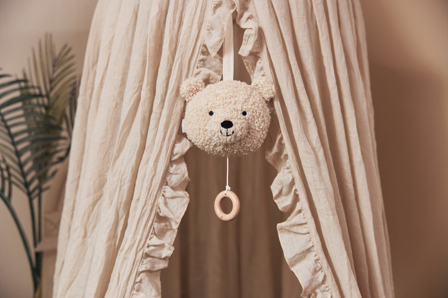 Music Box Teddy Bear | natural