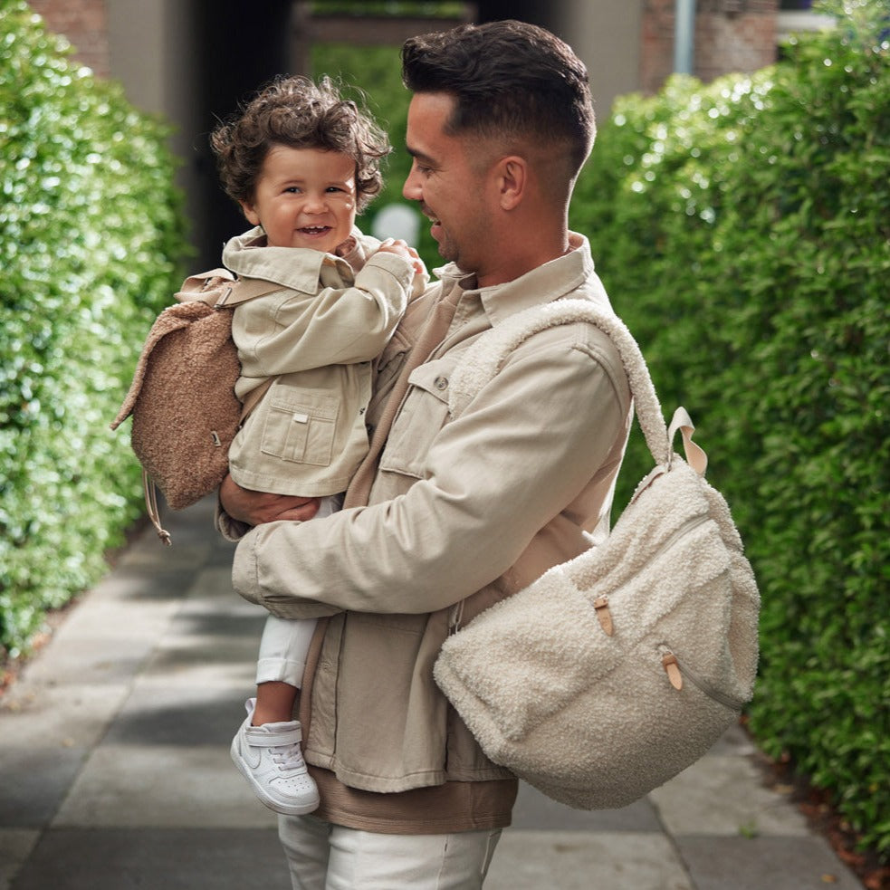 diaper backpack | Boucle Natural