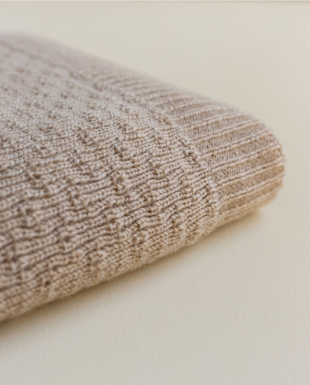 Merino wool blanket 'Dora' | sand