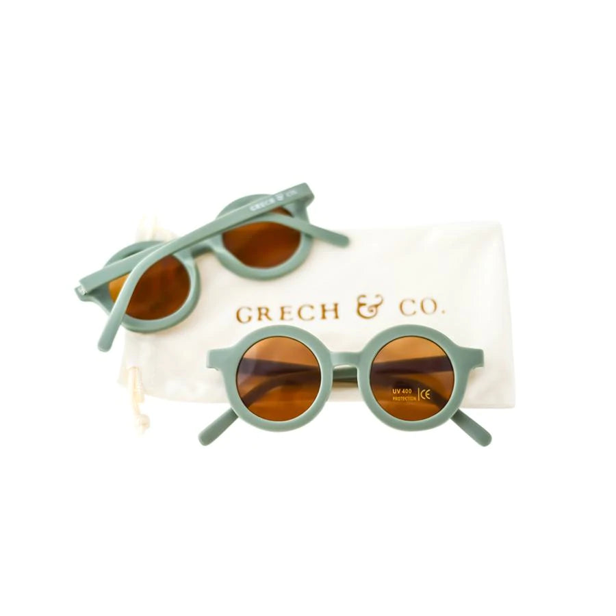 Round Sustainable Sunglass "Fern"