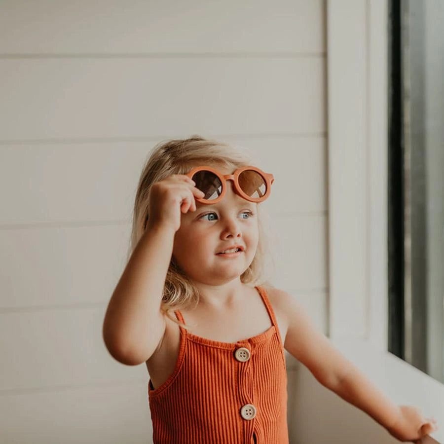 Round Sustainable Sunglass "Spice"