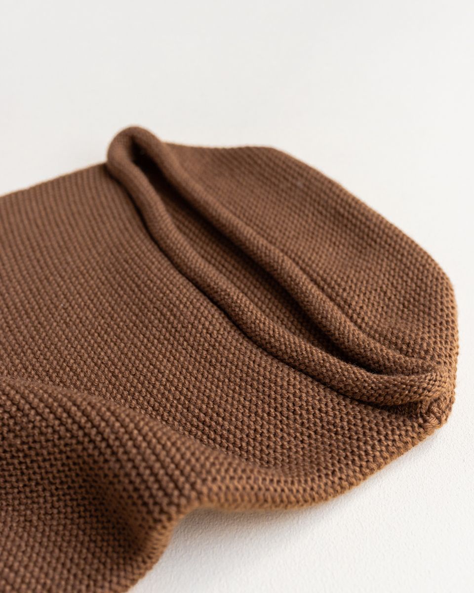 Swaddle 'Cocoon Chocolate' Merino wool