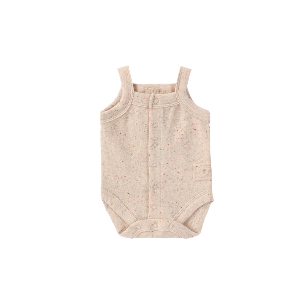 ORGANIC Tank Top Suit "Beige Speckled"