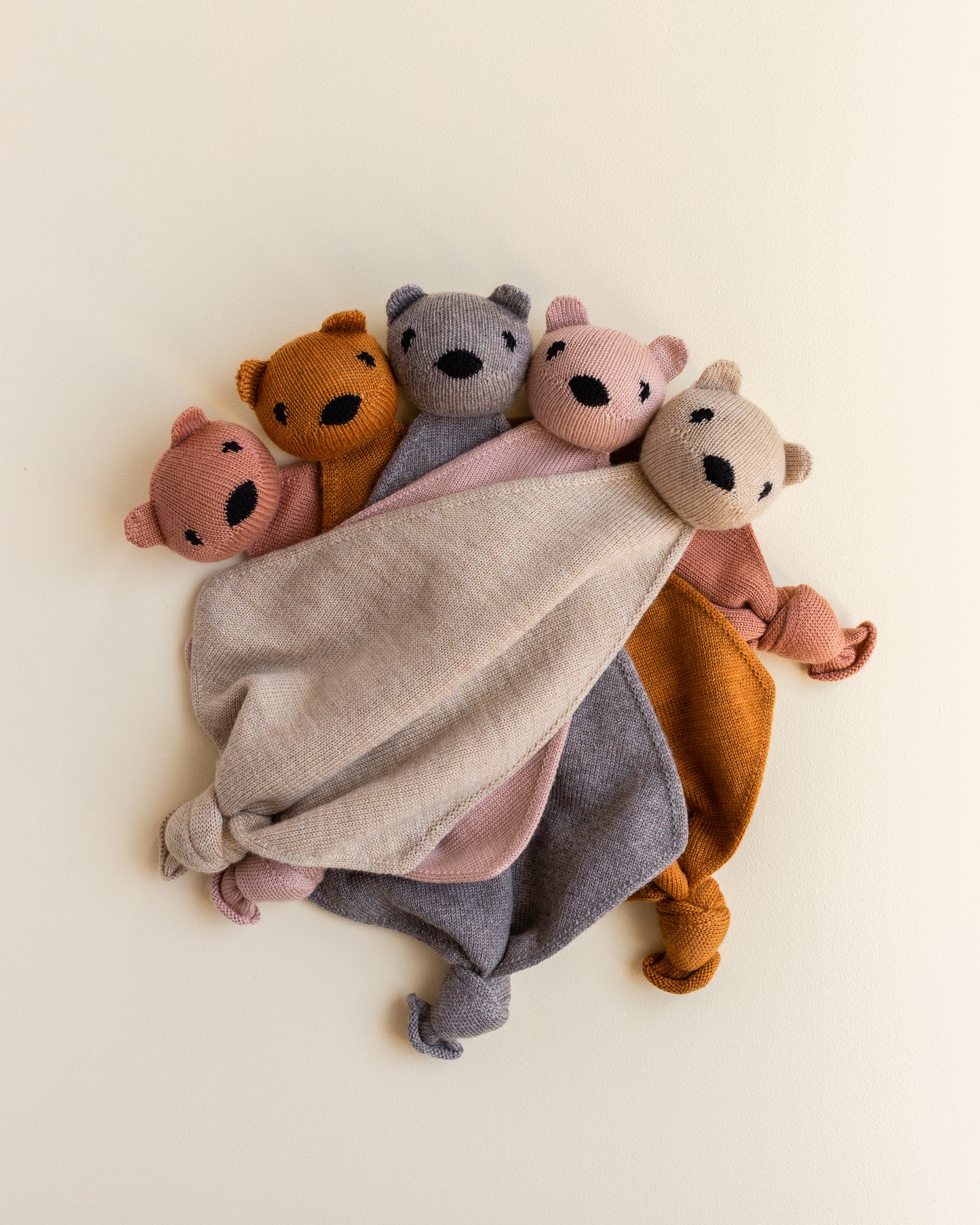 Schmusetuch 'Teddy Tokki Sand' Merinowool
